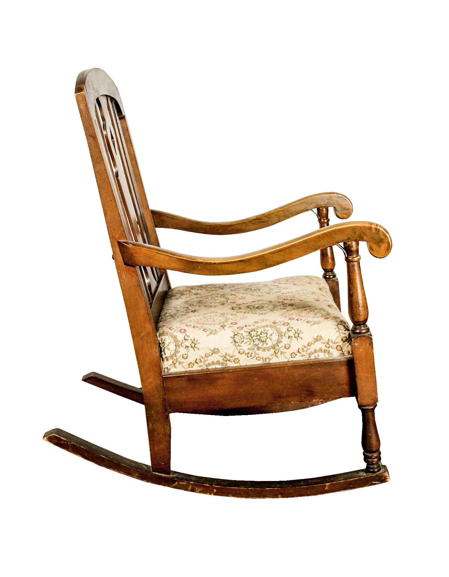 Vintage Upholstered Rocking Chair EBTH